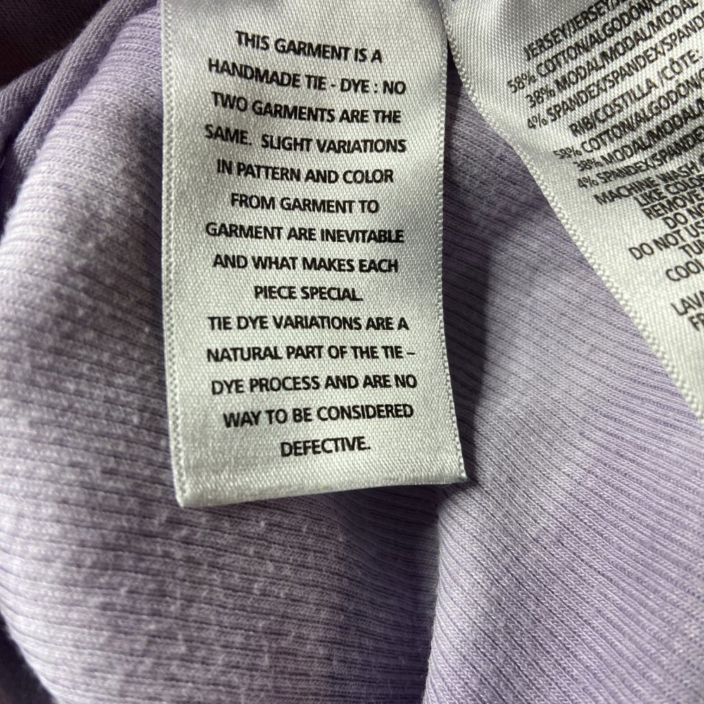 CALVIN KLEIN PERFORMANCE TIE-DYED LONG SLEEVED T-SHIRT - Picture 5 of 5